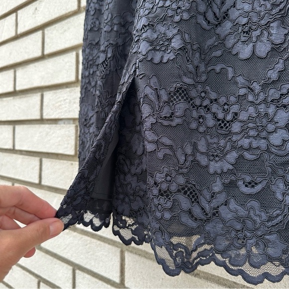 DVF Diane Von Furstenberg Ainsley Lace Sheath Dress Black - Picture 9 of 16